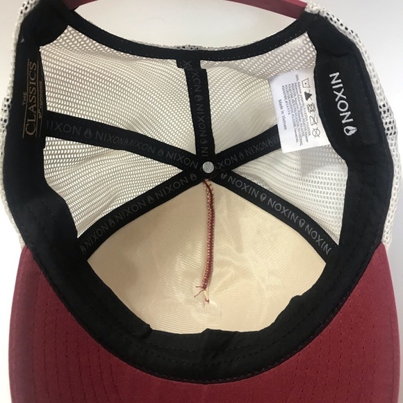 NIXON HAT RIDGE Trucker Cap Cabernet - Picture 7 of 12